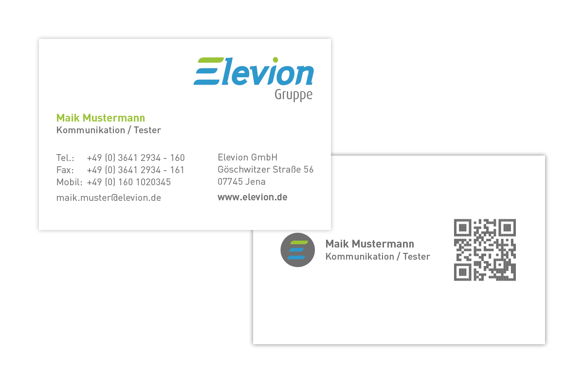 Visitenkarten - Elevion